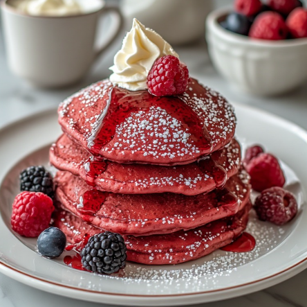 Red Velvet Protein Pancakes