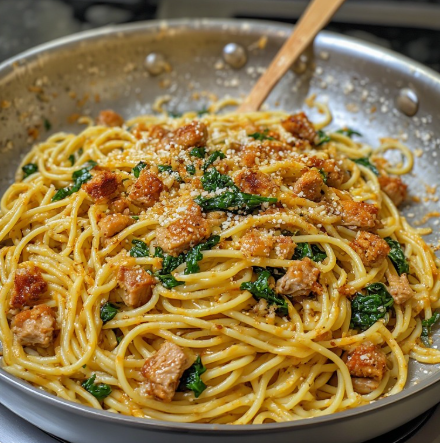 Turkey & Spinach Protein Spaghetti