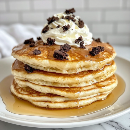 Cookies & Cream Protein Pancakes