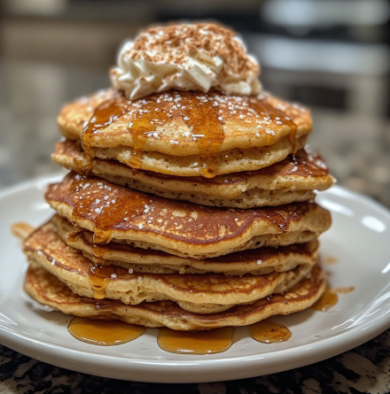 Carrot Cake Protein Pancakes
