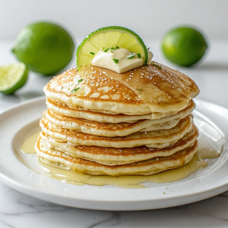 Key Lime Pie Protein Pancakes