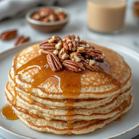 Pecan Pie Protein Pancakes