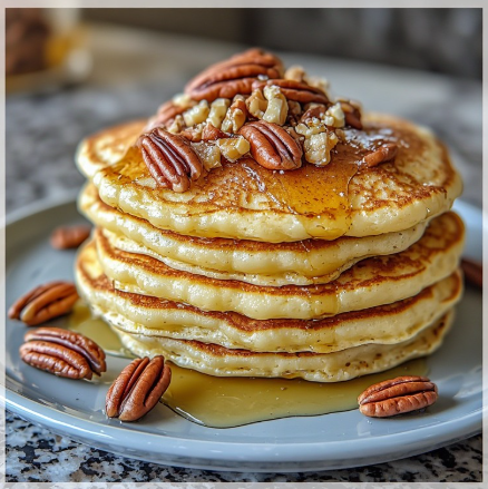 Butter Pecan Protein Pancakes