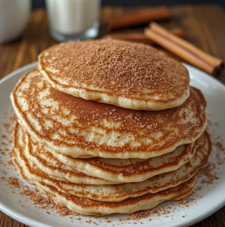 Snickerdoodle Protein Pancakes