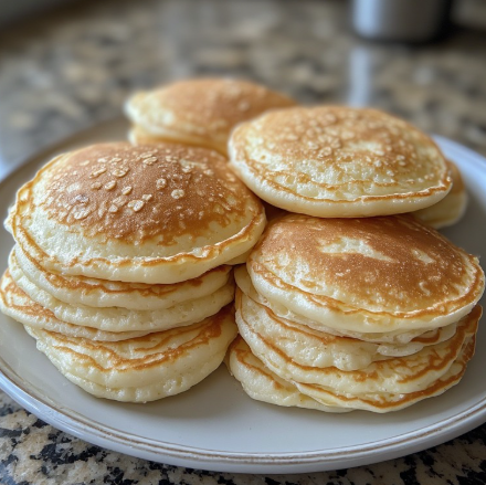 Extra Fluffy Japanese Soufflé-Style Oat Protein Pancakes