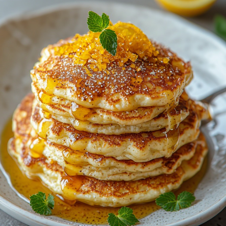 Yuzu & Kinako Japanese Soufflé Pancakes