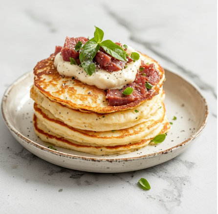 Kagoshima A5 Wagyu & Matsutake Savory Soufflé Pancakes