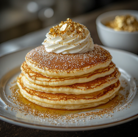 Alba White Truffle & 24k Gold Soufflé Pancakes