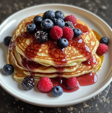 Greek Yogurt & Egg White Pancakes