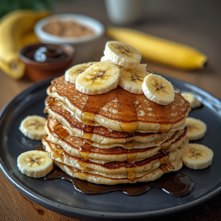 Protein Powder & Banana Simple Pancakes
