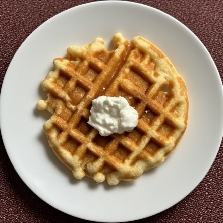 Instant Oats + Yogurt Quick Waffles
