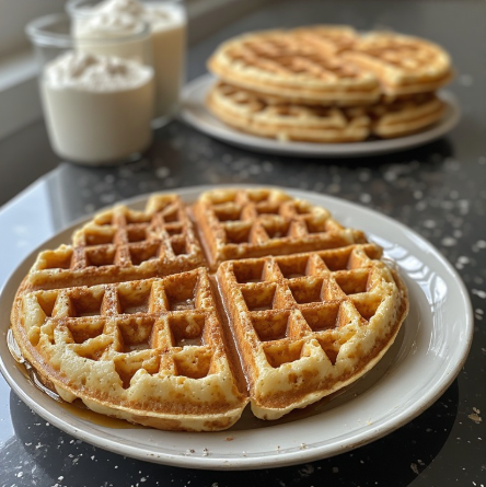 Chickpea Flour Vegan Protein Waffles (No Oats)