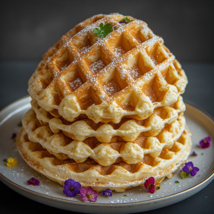Peak-Season Alba White Truffle & 24k Gold Waffle Dome
