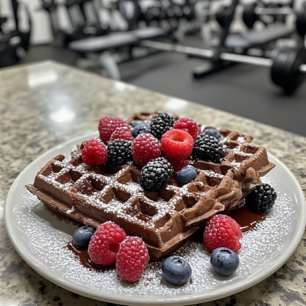 Chocolate Protein Waffles (Simple Upgrade)