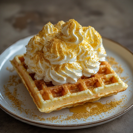 Buddha's Hand Citron & 24k Gold Soufflé Waffles