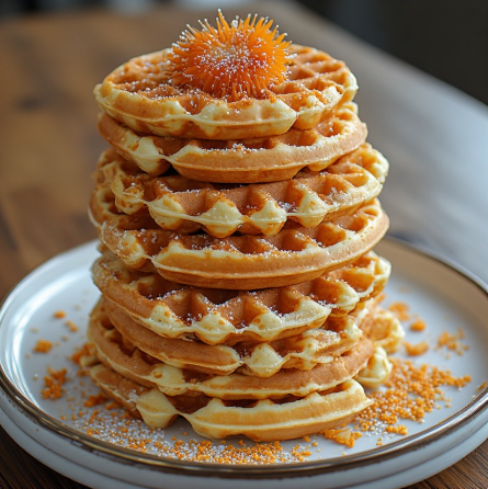 Hokkaido Uni & Yuzu Kosho Waffle Tower