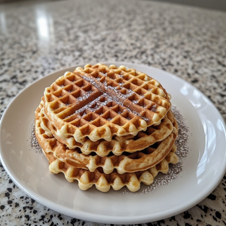 Chia & Plant Milk Protein Waffles