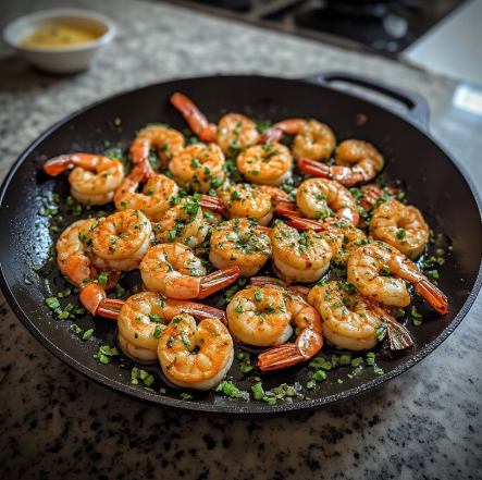 Garlic Butter Pan-Seared Prawns