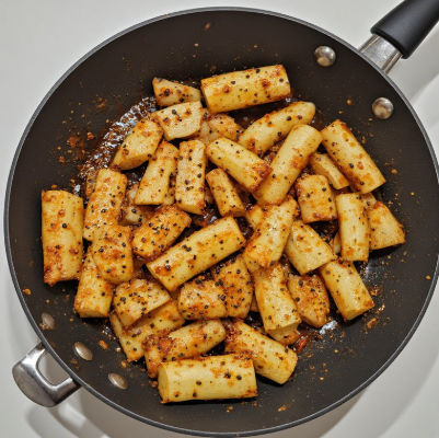 Gochujang-Style Stuffed Lotus Root