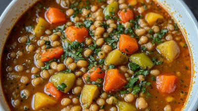 Single-Bowl Simple Vegetable Soup