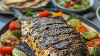 Jaffa-Style Whole Grilled Denisse (St. Peter's Fish)