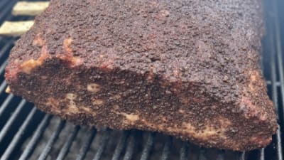 Godzilla Beef Short Rib Rack (Whole Plate Smoke & Roast)