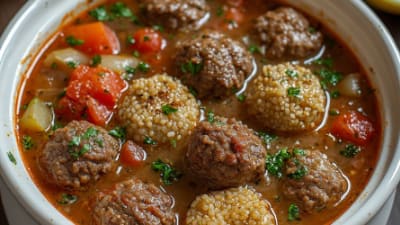 Lamb & Beef Kubbeh Soup (Large Pot)
