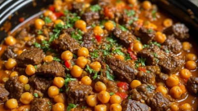 Beef & Chickpea Tagine (Large Pot)