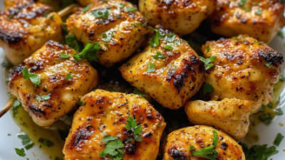 Grilled Chicken Skewers (Yemenite Style)
