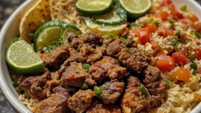 Beef Shawarma Bowl (Quick Home Version)