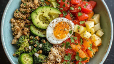 Israeli Breakfast Bowl