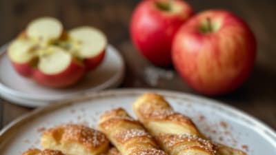 Swiss Apple Zopf Strips