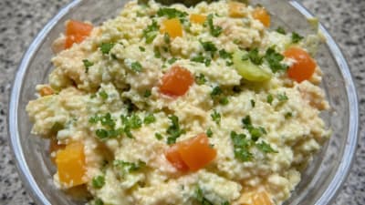 Ensalada de Aguacate con Palmito y Coco