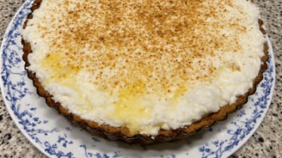 Torta de Coco con Queso y Miel
