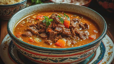 Sopa de Carne con Cebolla