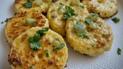 Tostones con Mojo de Ajo