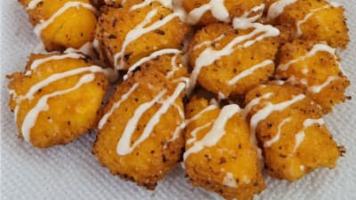 Frituras de Camote con Coco