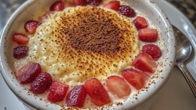 Crème Brûlée aux Fruits Rouges et aux Épices
