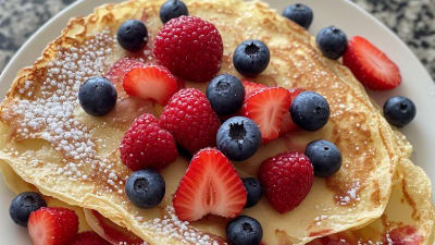 Crêpes aux Fruits de Bois