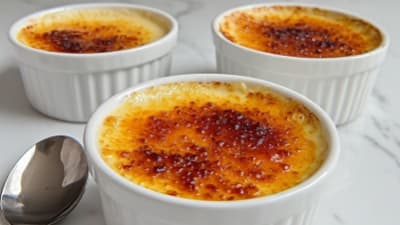 Crème Brûlée aux Fruits Rouges