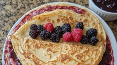 Crêpes aux Fruits Sauvages