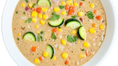 Sopa de Verduras con Crema