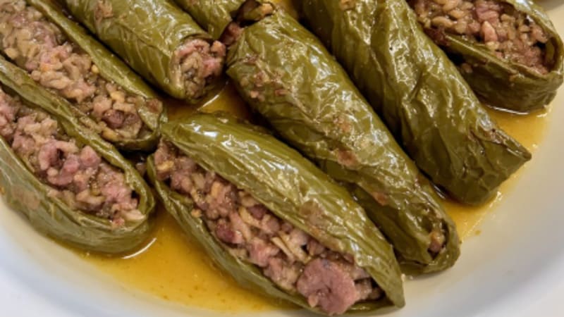 Lamb & Beef Stuffed Grape Leaves (Dolma – Large Batch)