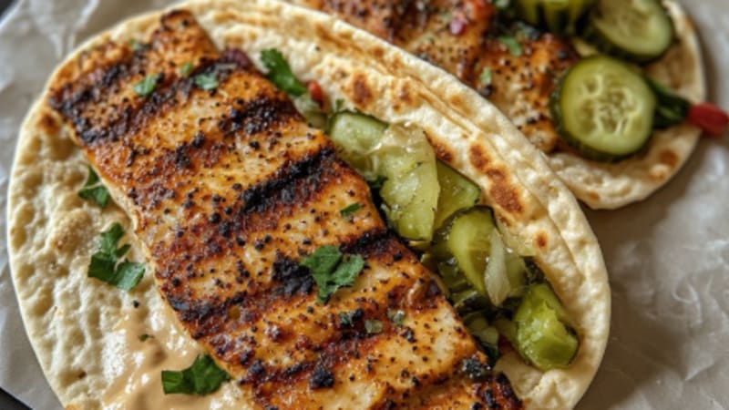 Shawarma Pita Wrap (Chicken or Vegan)