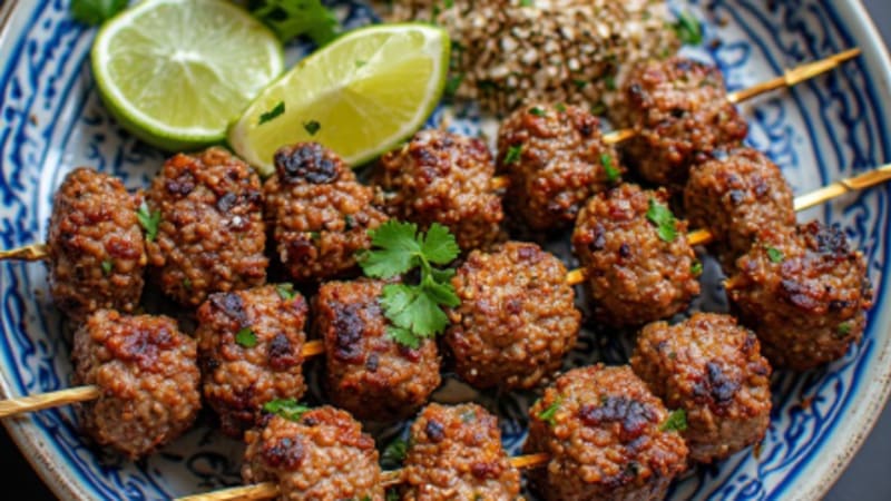 Lamb Kebab Skewers (Kofta)