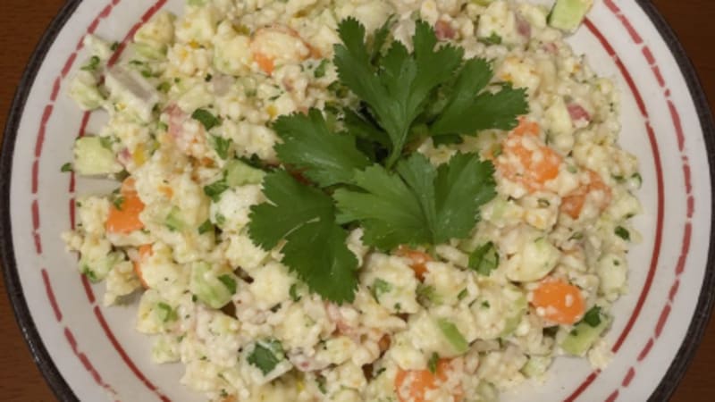 Ensalada de Palmito y Aguacate con Salsa de Coco