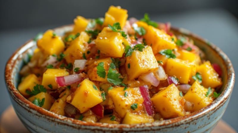 Ensalada de Ternera con Mango