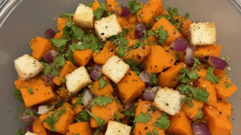 Gamja-Style Sweet Potato and Carrot Salad