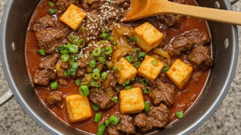 Kkaennip-Style Stew