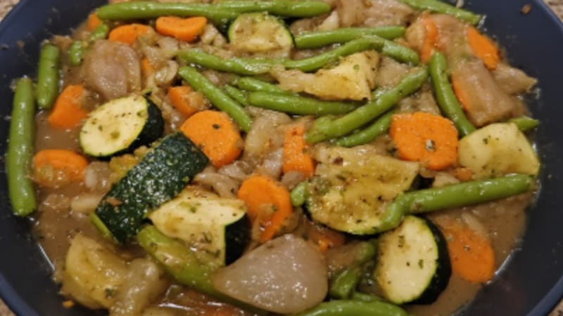 Chayote con Verduras